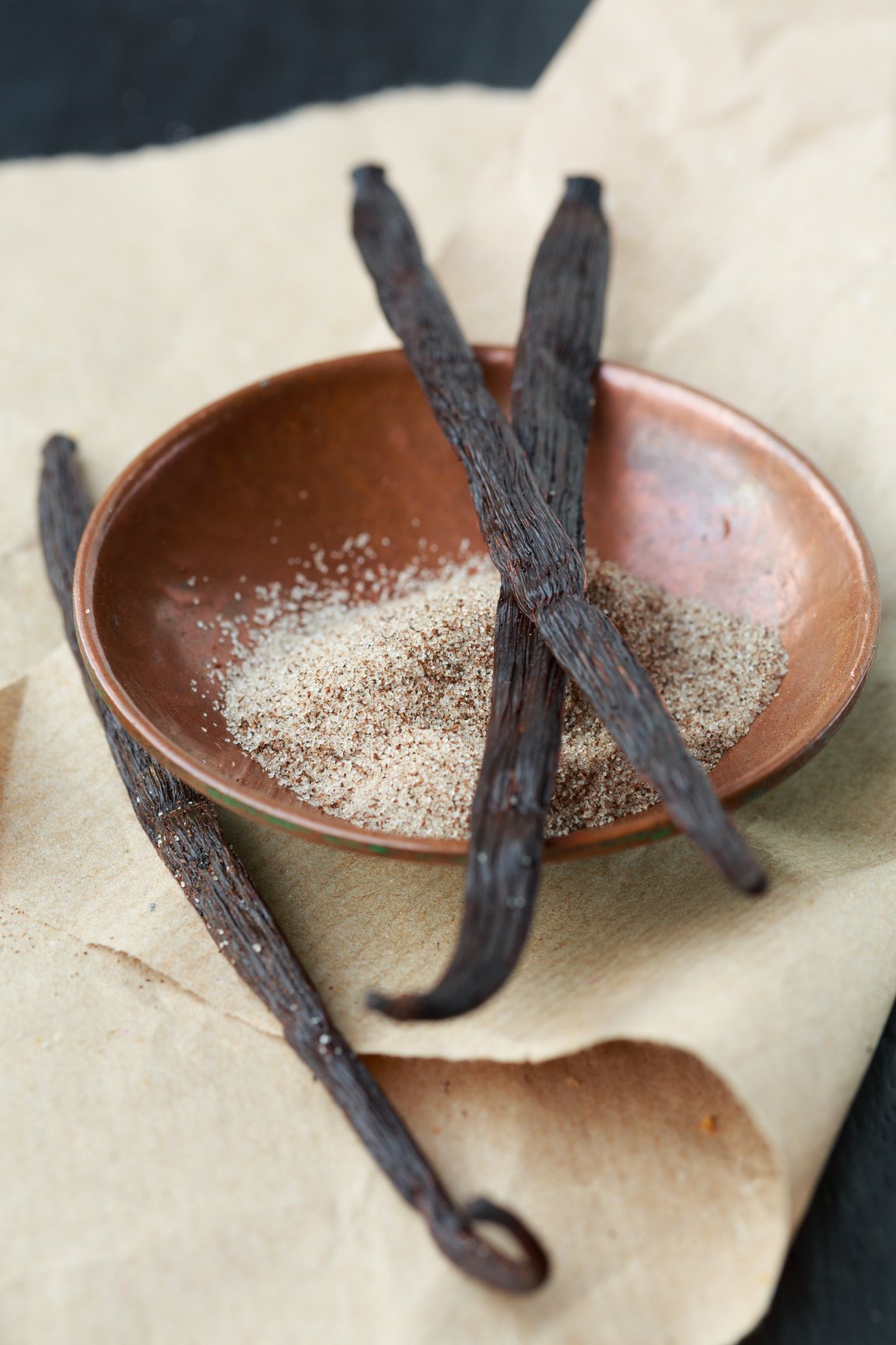 Vanilla Pods in a Bowl